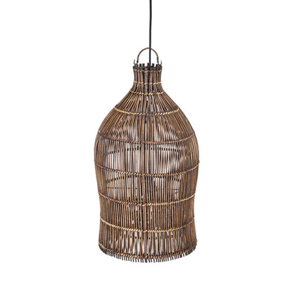 De Woven Bell Hanglamp Donker Walnoot S Bazar Bizar