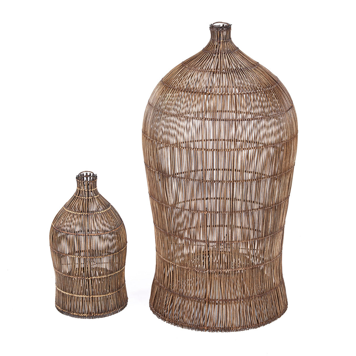 De Woven Bell Hanglamp Donker Walnoot S Bazar Bizar
