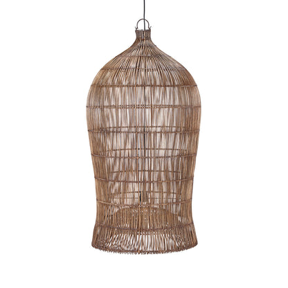 De Woven Bell Hanglamp Donker Walnoot XL