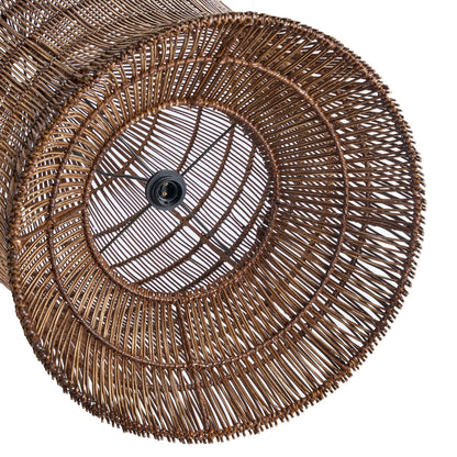 De Woven Bell Hanglamp Donker Walnoot XL