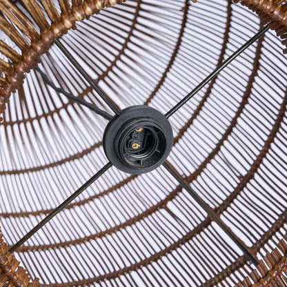 De Woven Bell Hanglamp Donker Walnoot XL