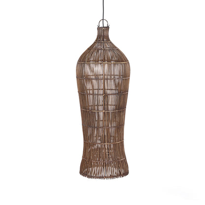 De Oasis Tower Hanglamp Donker Walnoot XL Bazar Bizar