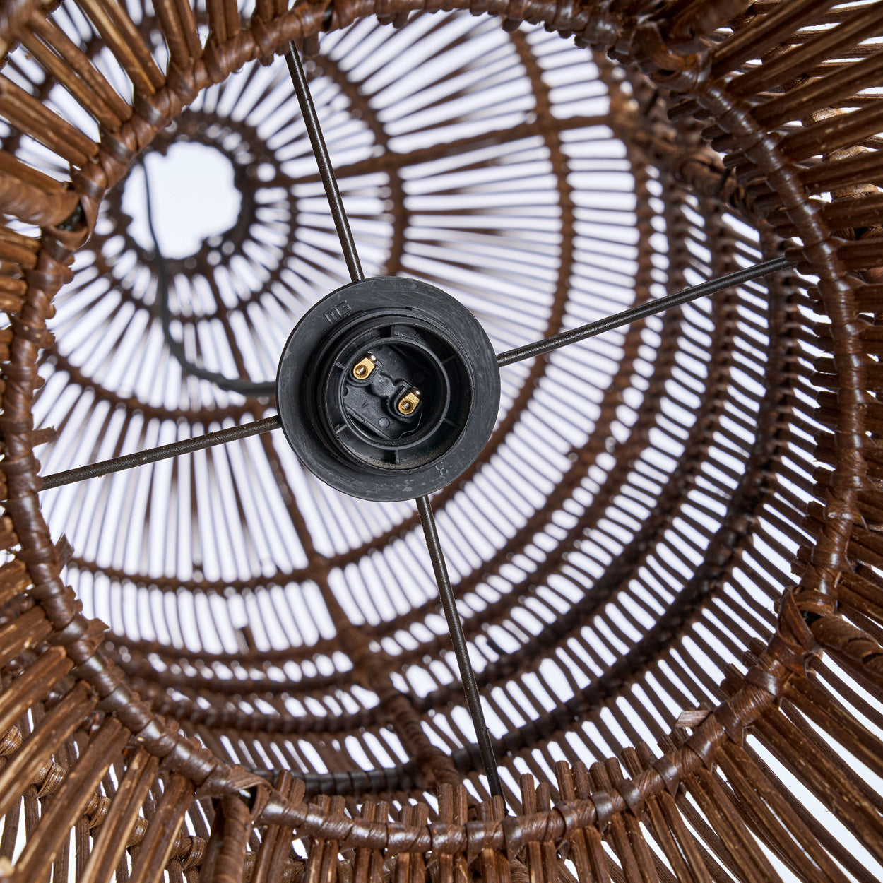 De Oasis Tower Hanglamp Donker Walnoot XL Bazar Bizar