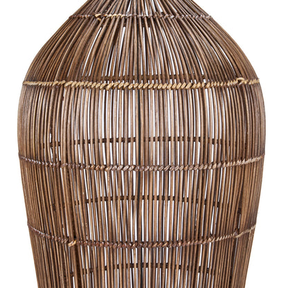 De Oasis Tower Hanglamp Donker Walnoot XL Bazar Bizar