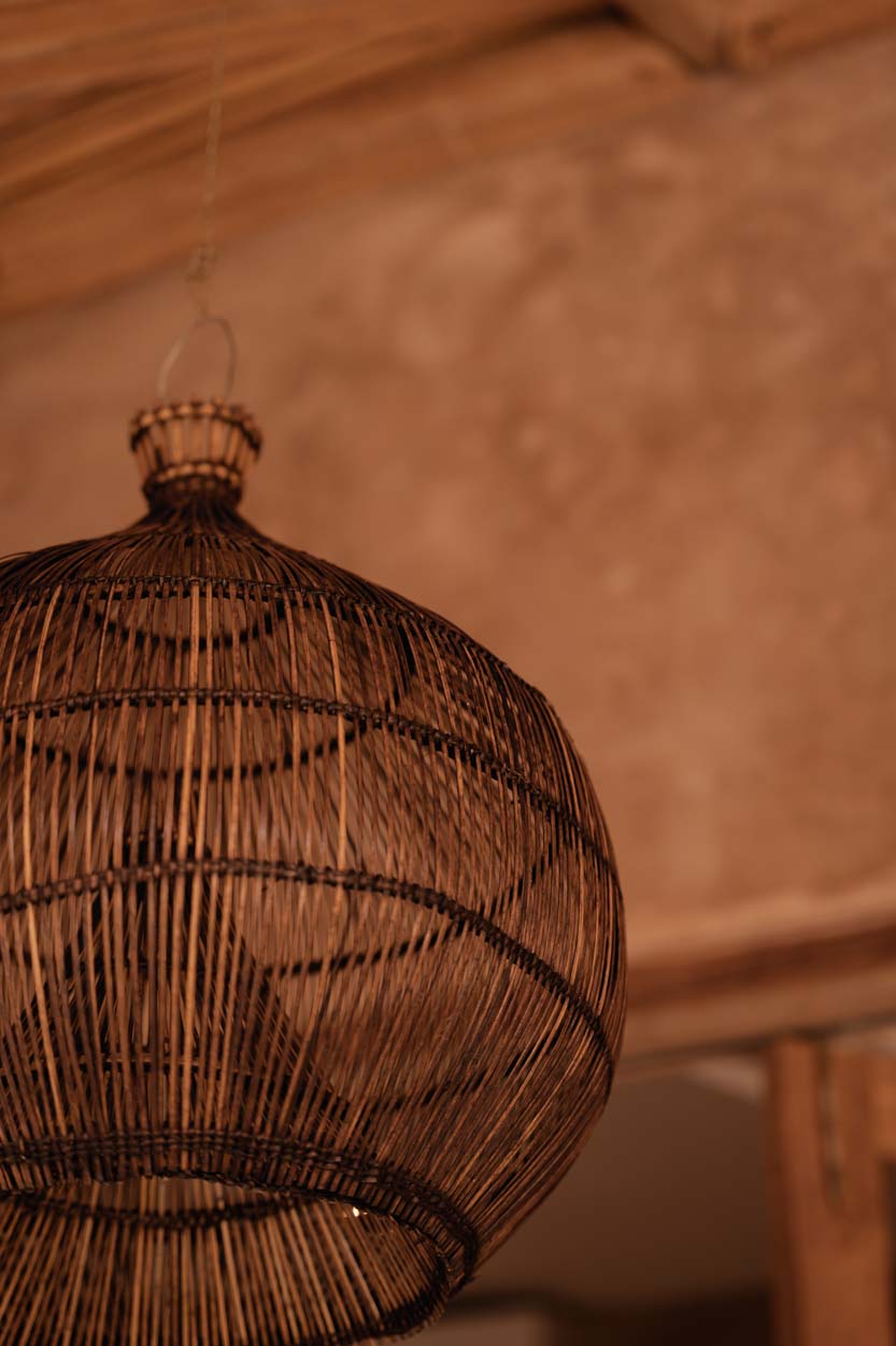 De Desert Gourd Hanglamp Donker Walnoot Medium Bazar Bizar