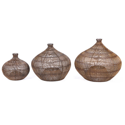 De Desert Gourd Hanglamp Donker Walnoot Medium Bazar Bizar