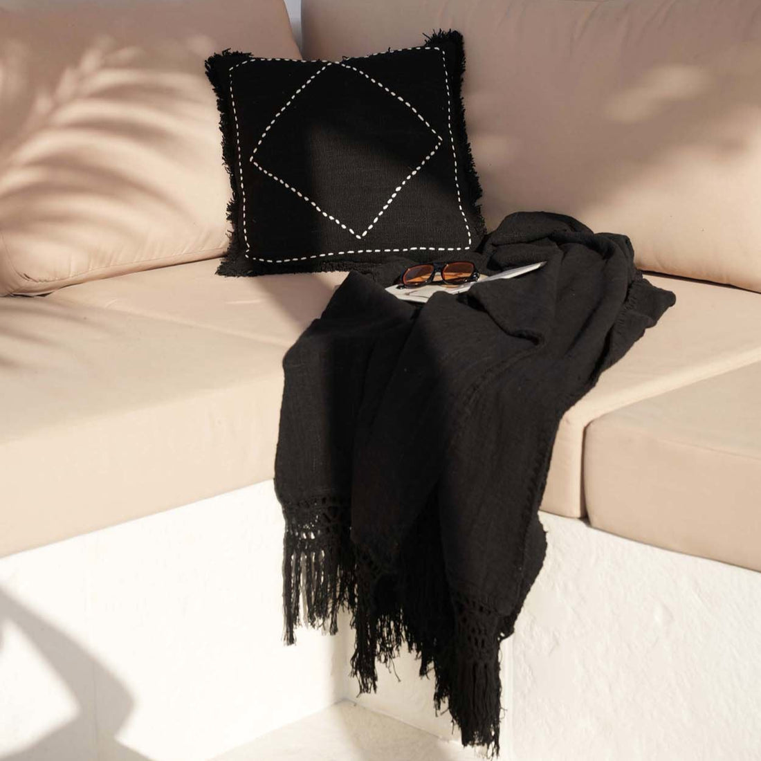 De Gypsy Bedsprei - Zwart