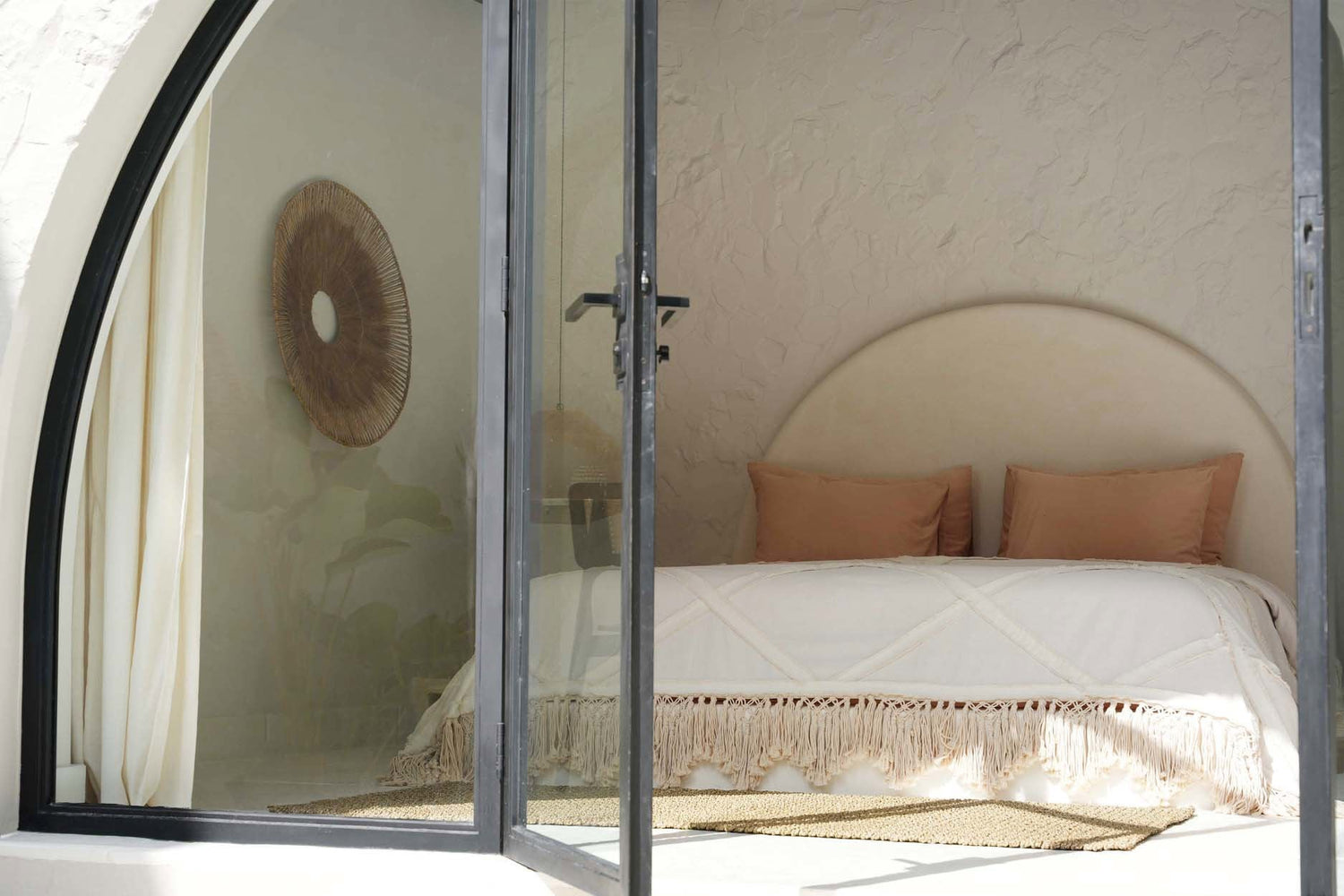 De Berber Bedsprei - Naturel