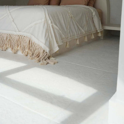 De Berber Bedsprei - Naturel