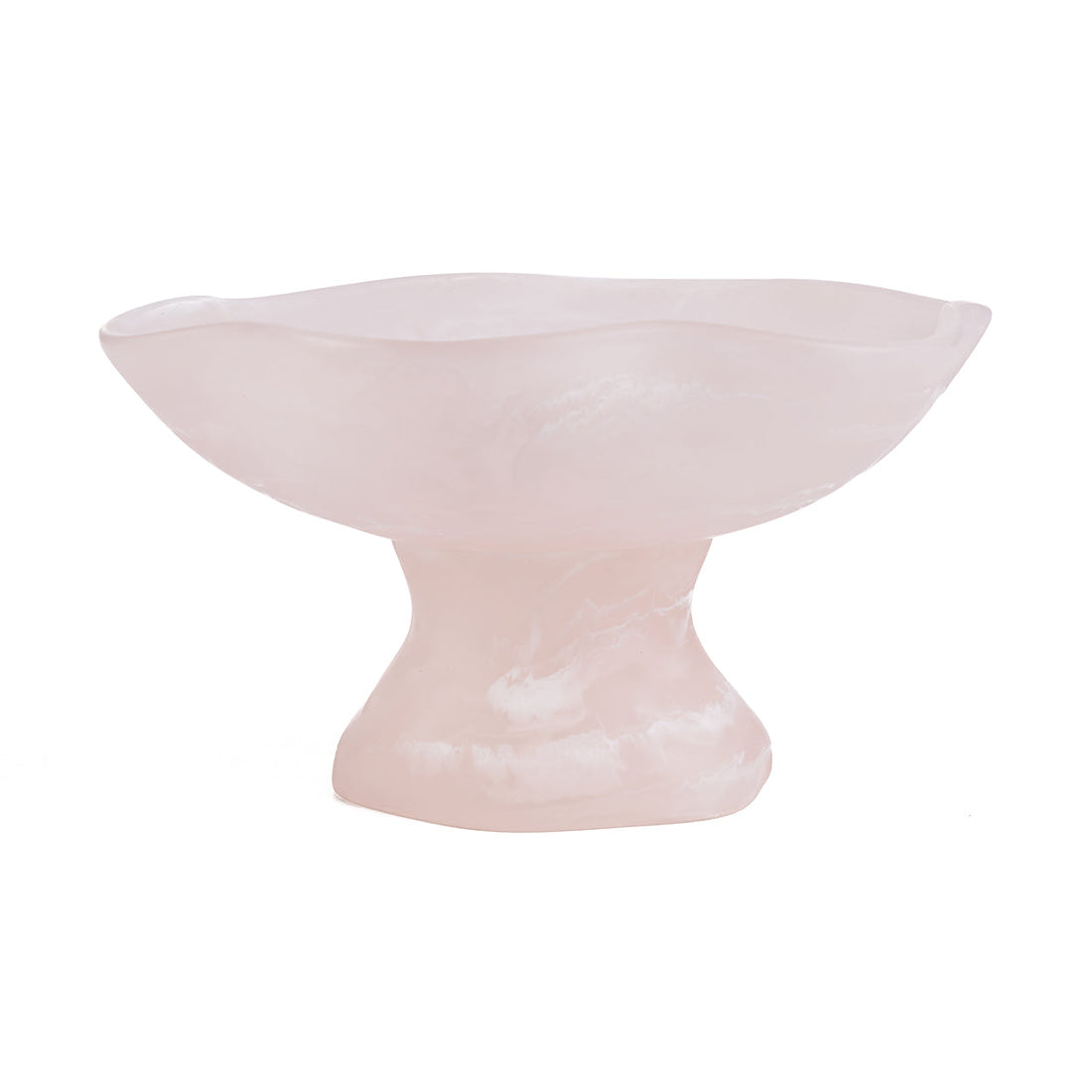 De Resin Organische Fruitstand Roze Wit Bazar Bizar