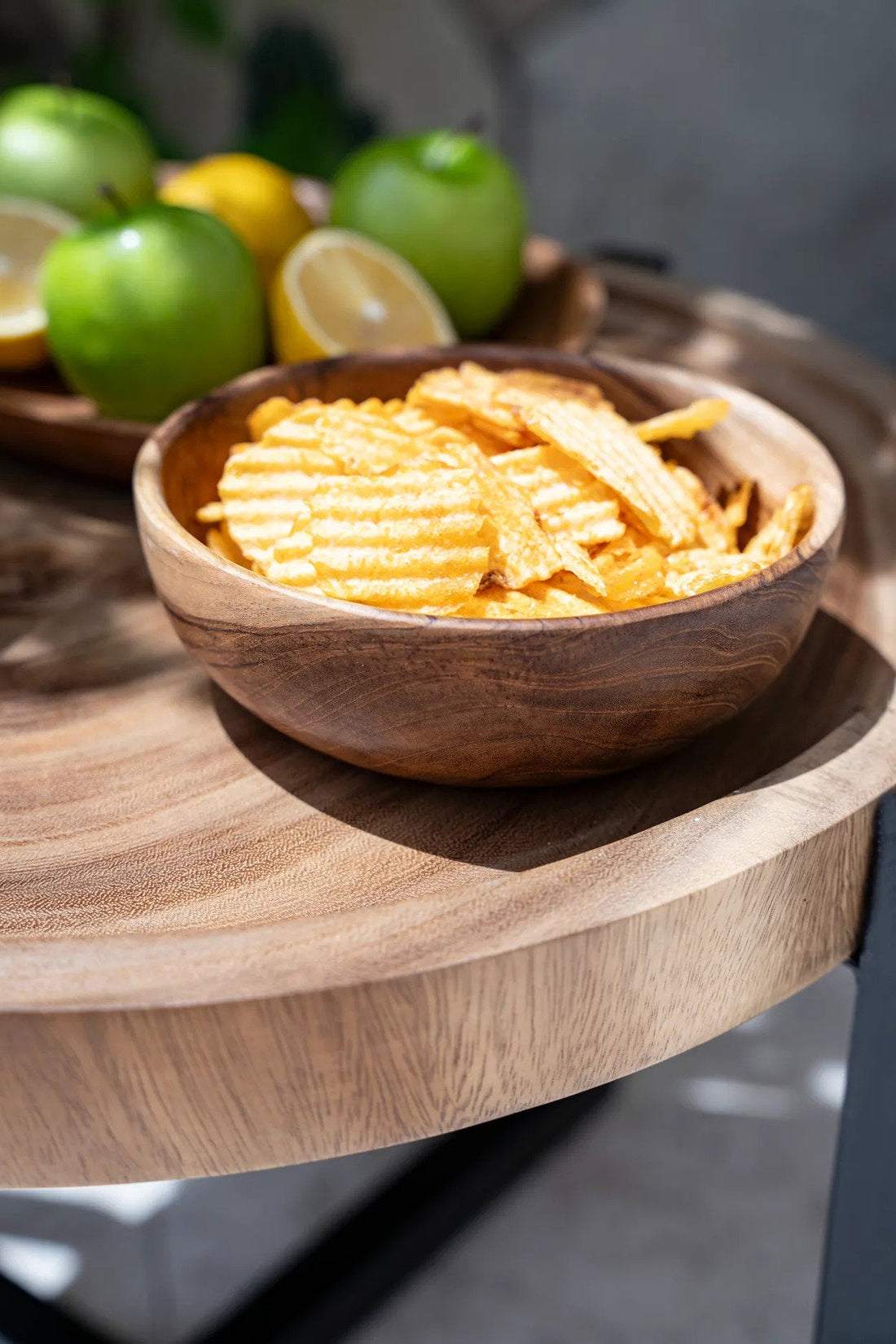 De Teak Root Snack Kom - S