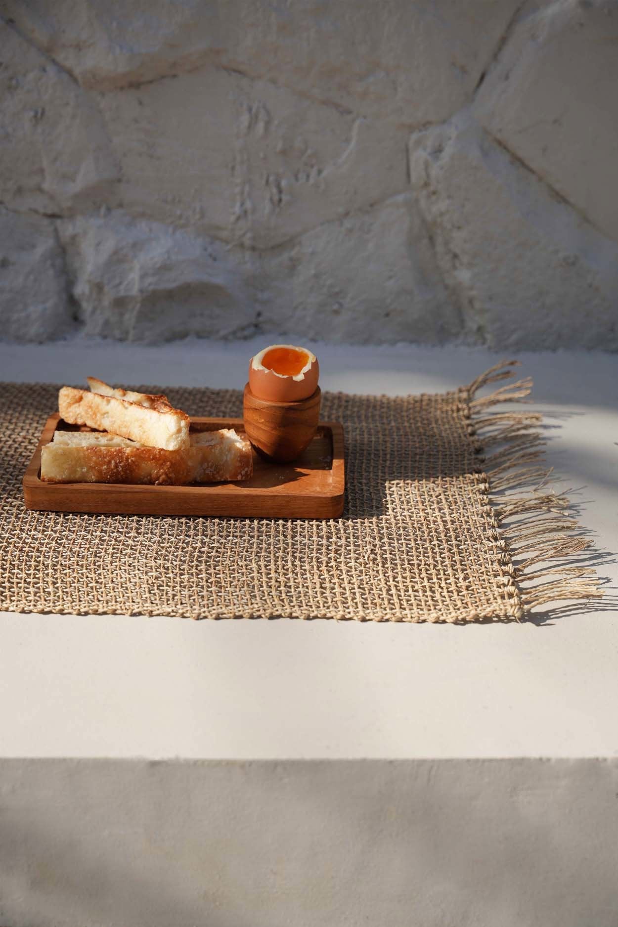 De Isey Raffia Placemat - Naturel 30 cm x 50 cm