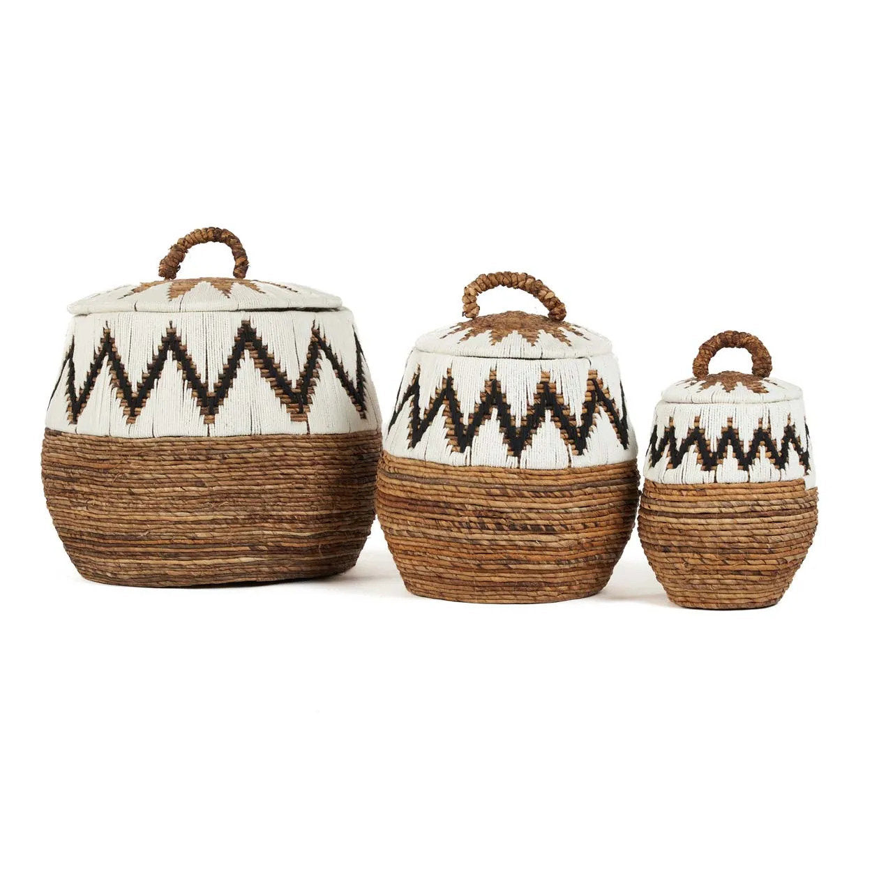 De Little Bay Beach Mand Naturel Wit Medium Bazar Bizar