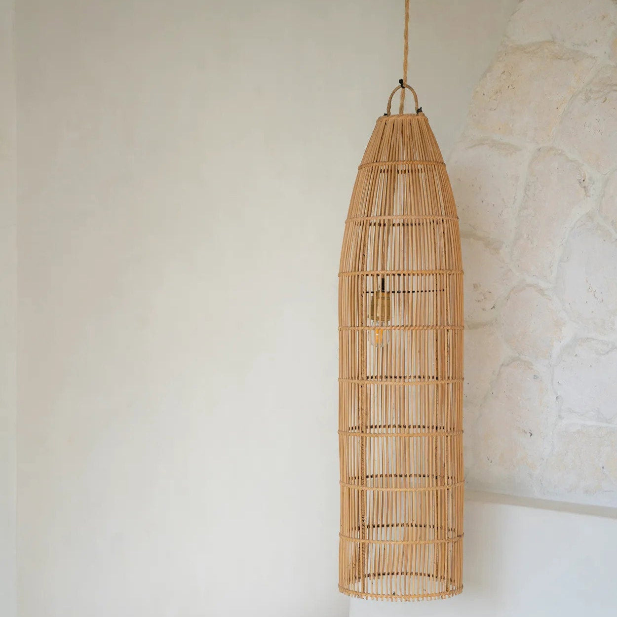 De Fish Trap Hanglamp - Naturel - Large