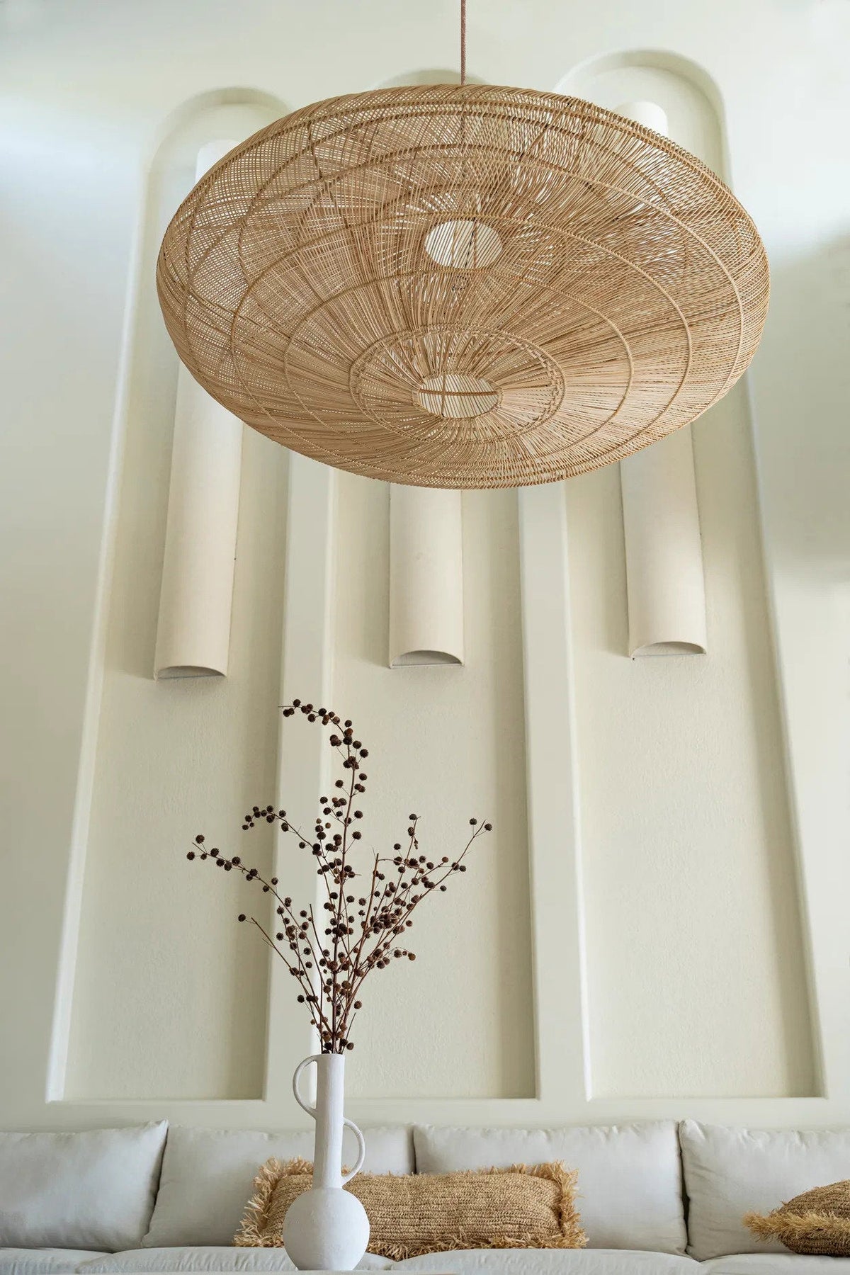 De Macaron Hanglamp Naturel XL Bazar Bizar