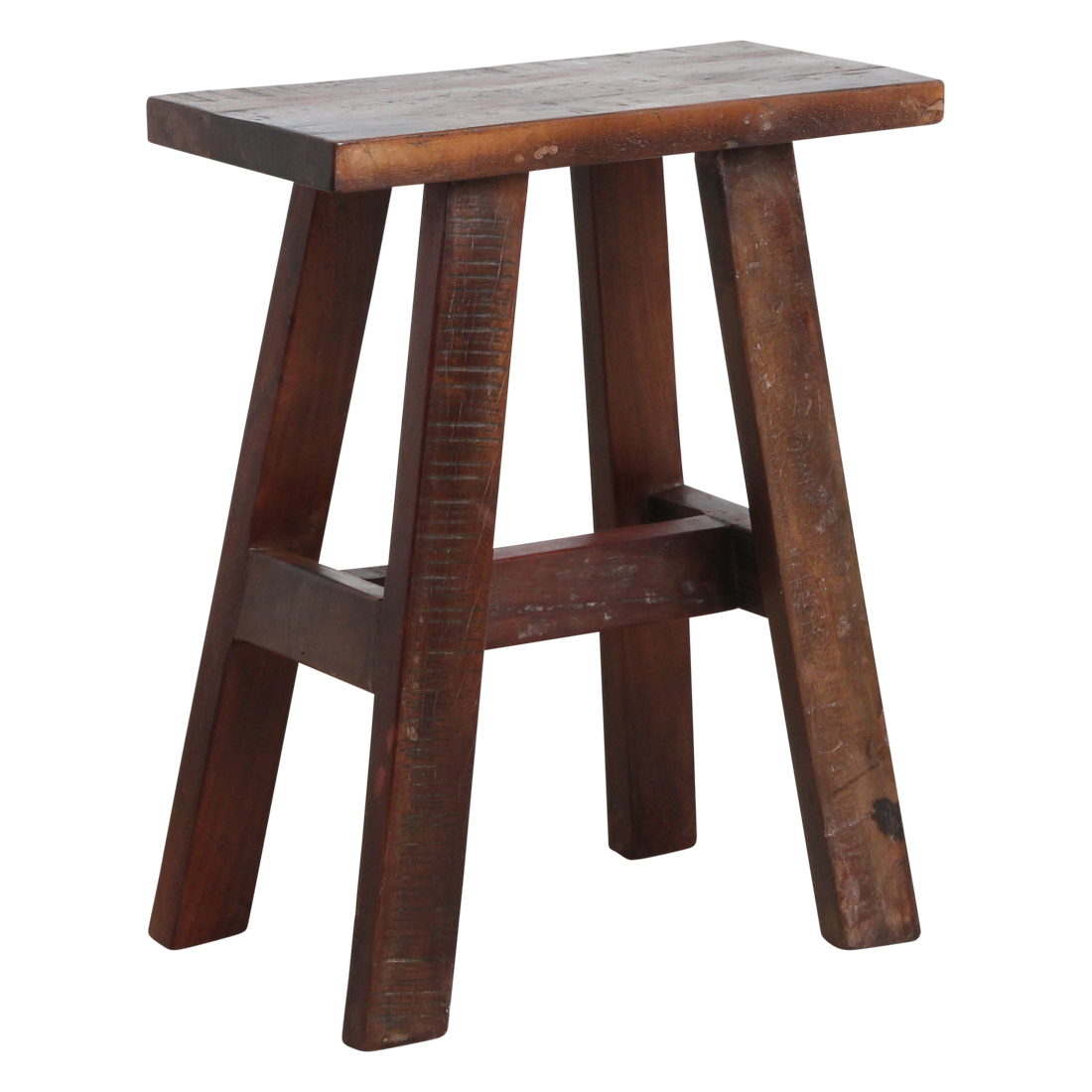 Houten Bankje Factory Bruin Gerecycled Hout Raw Material