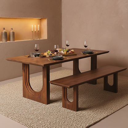 Bullnose Eetkamerbank Chamfered 180cm Raw Materials