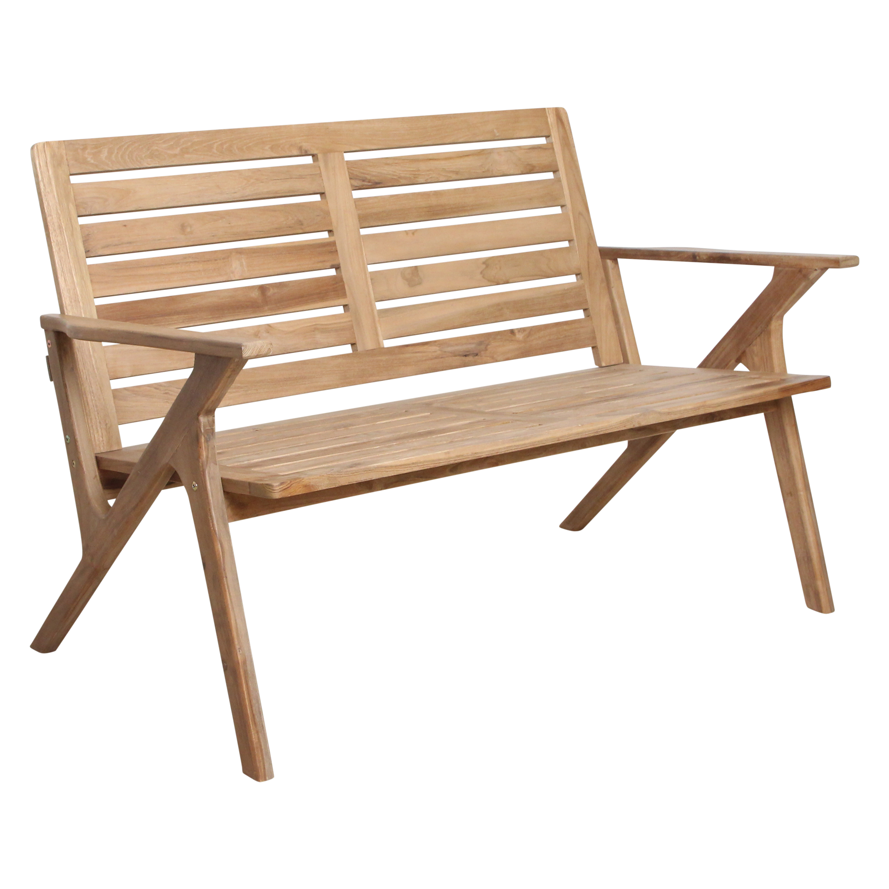 Tuinbank Odin Naturel Teakhout 122cm Raw Materials