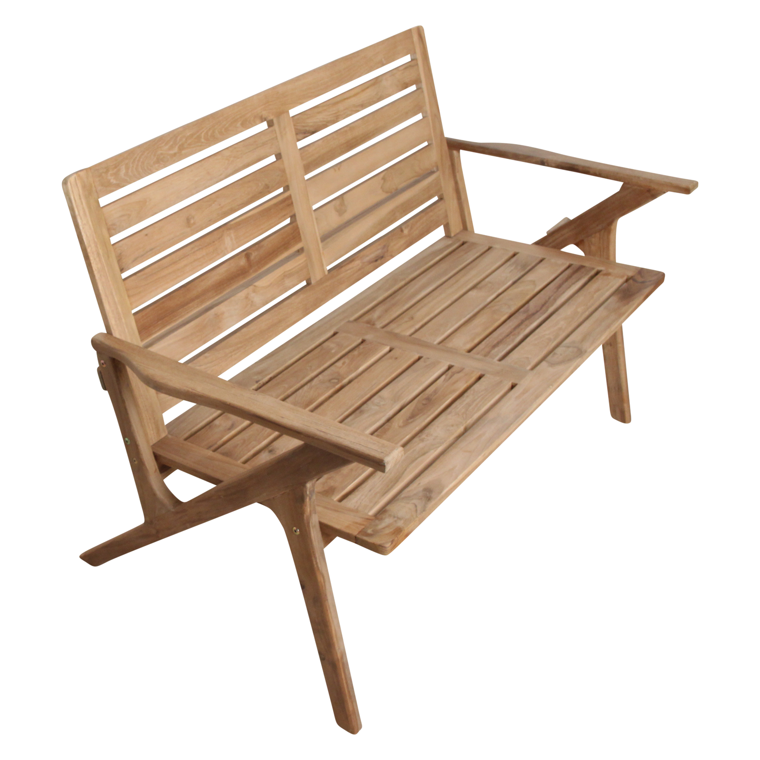 Tuinbank Odin Naturel Teakhout 122cm Raw Materials