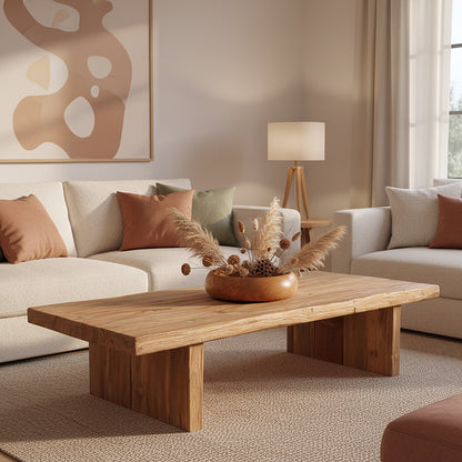 Sera Teakhouten Schaal Medium Raw Materials