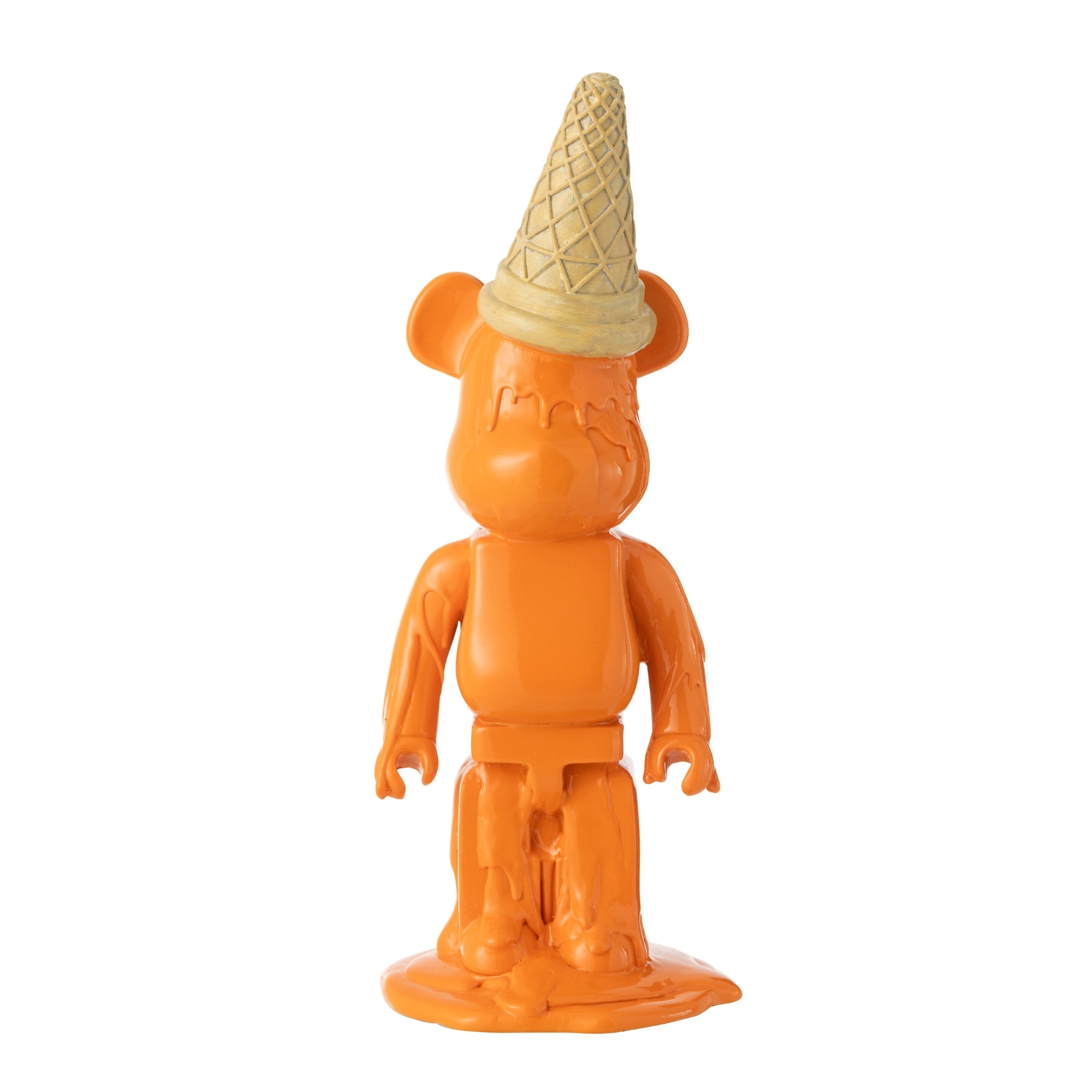 Beertje met IJshoorn op Hoofd Oranje Beeldje J-Line