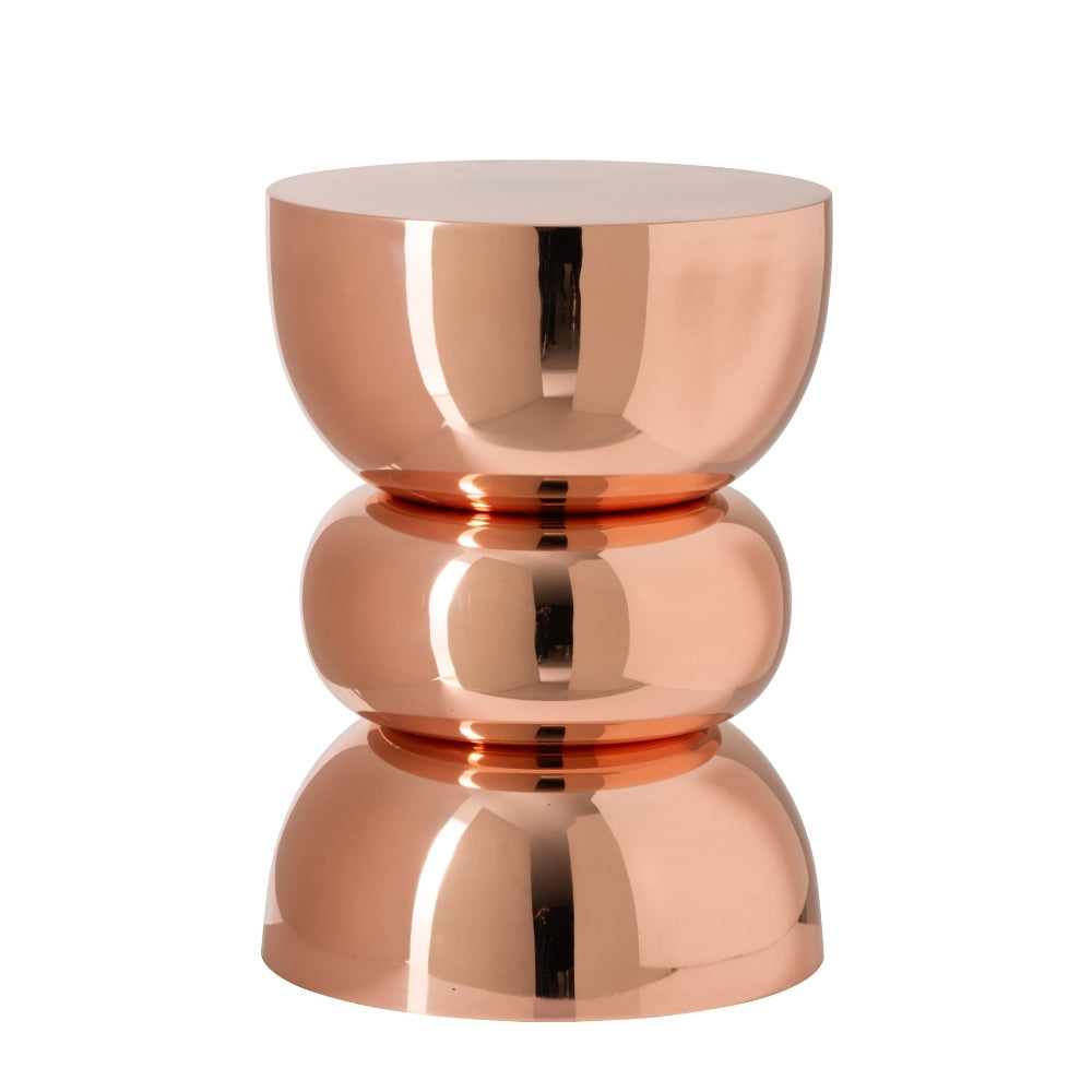 Bijzettafel Glanzend Chrome Roségoud J-Line