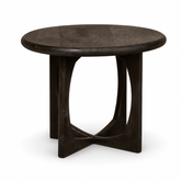 Bijzettafel Milou Mangohout Zwart 60cm Starfurn