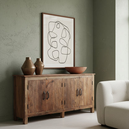 Farmwood dressoir met 4 deuren