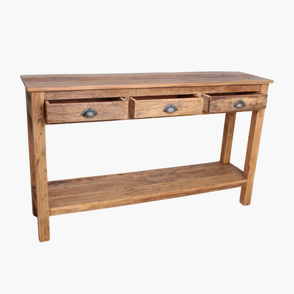 Sidetable Farmwood Met 3 Lades Raw Materials