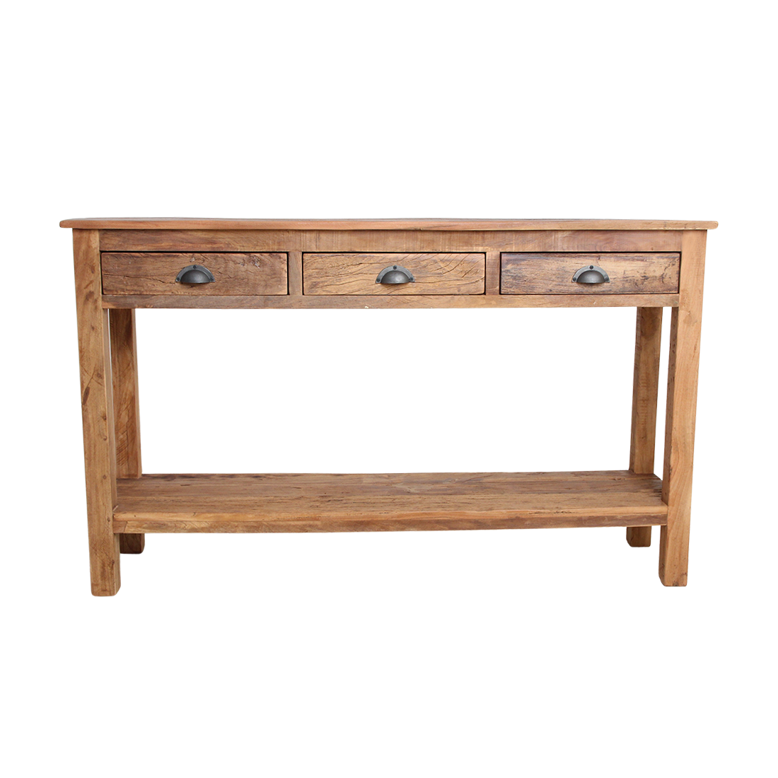 Sidetable Farmwood Met 3 Lades Raw Materials
