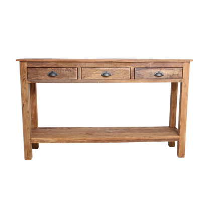 Sidetable Farmwood Met 3 Lades Raw Materials