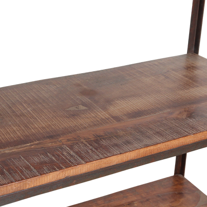 Factory Wandkast Met Houten Planken Raw Materials