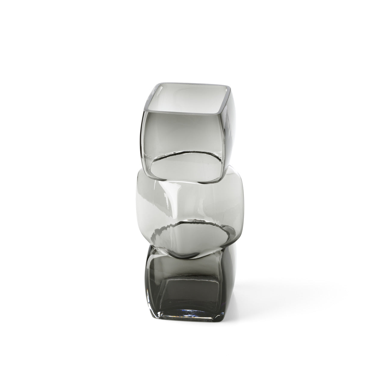De Cubes Vaas – Donkergrijs – M