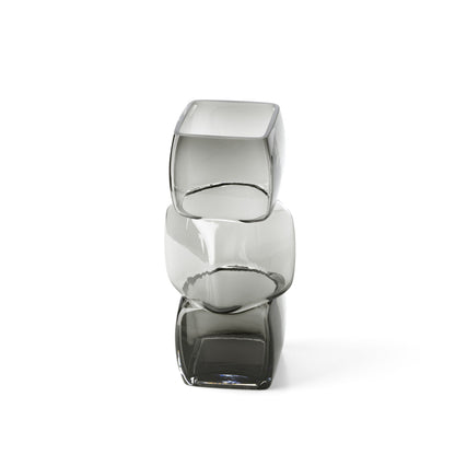 De Cubes Vaas – Donkergrijs – M