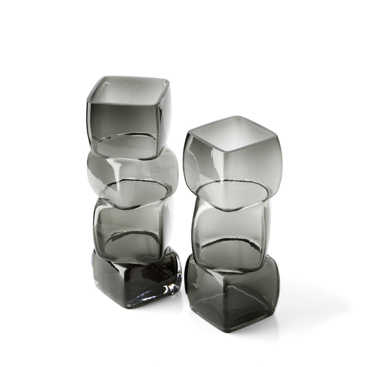De Cubes Vaas – Donkergrijs – M