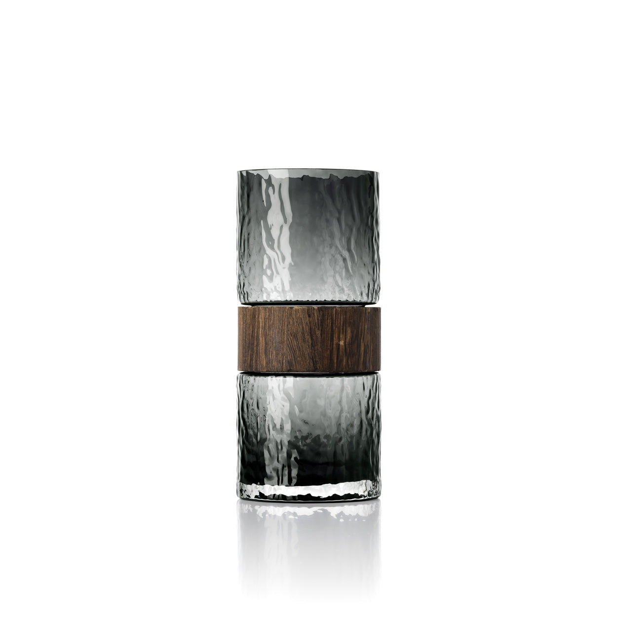De Wood You Be Mine Vaas – Donkergrijs – M