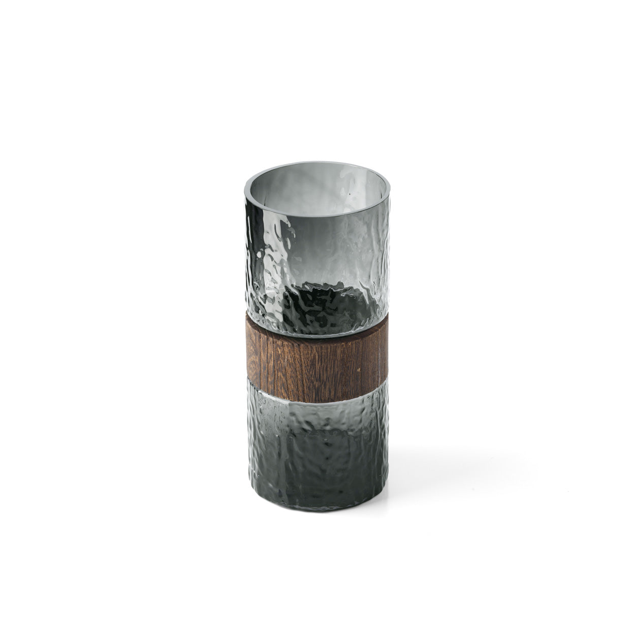 De Wood You Be Mine Vaas – Donkergrijs – M
