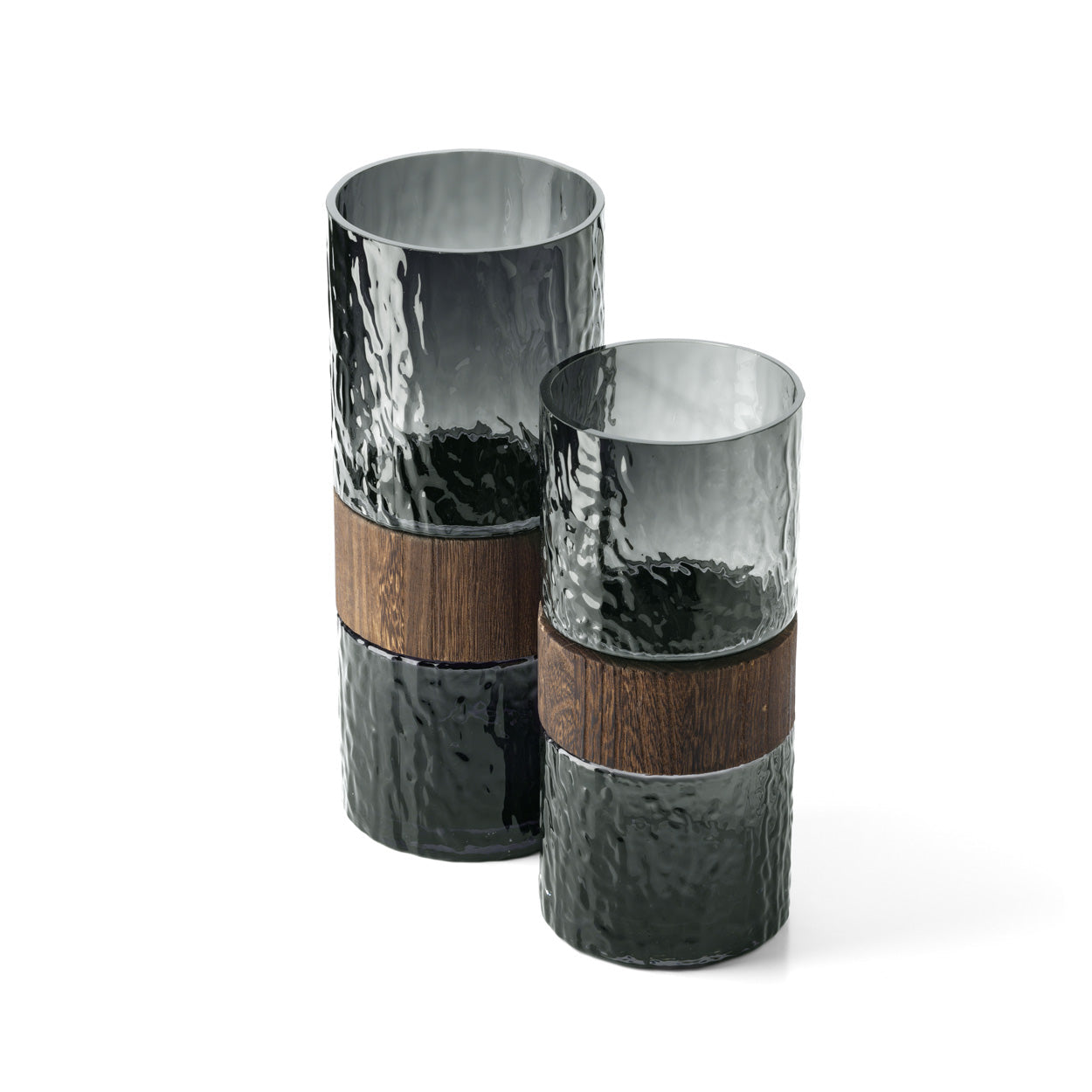 De Wood You Be Mine Vaas – Donkergrijs – M