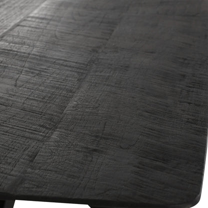 DTP Home Timeless Black Eettafel Curves 210 cm