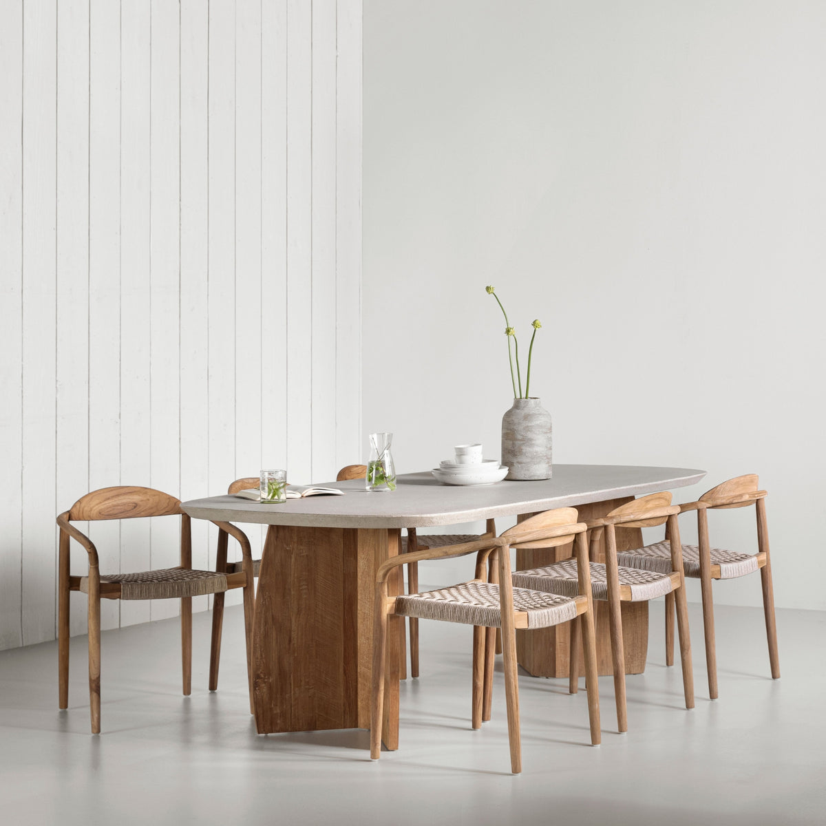 DTP Home Eetkamertafel Nova Travertin 220cm
