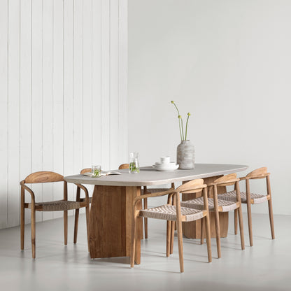 DTP Home Nova Eettafel Travertin 220cm