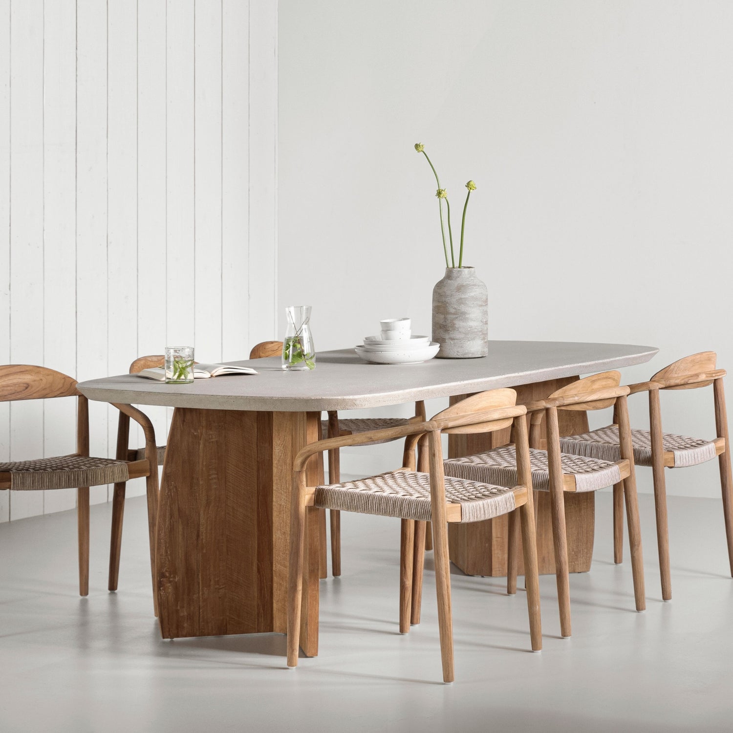 DTP Home Nova Eettafel Travertin 220cm