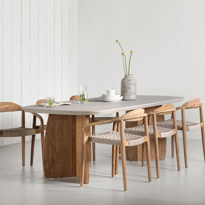 DTP Home Nova Eettafel Travertin 220cm