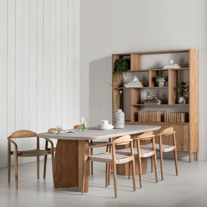 DTP Home Nova Eettafel Travertin 220cm