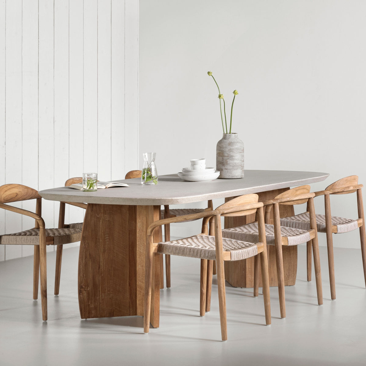 DTP Home Eetkamertafel Nova Travertin 220cm