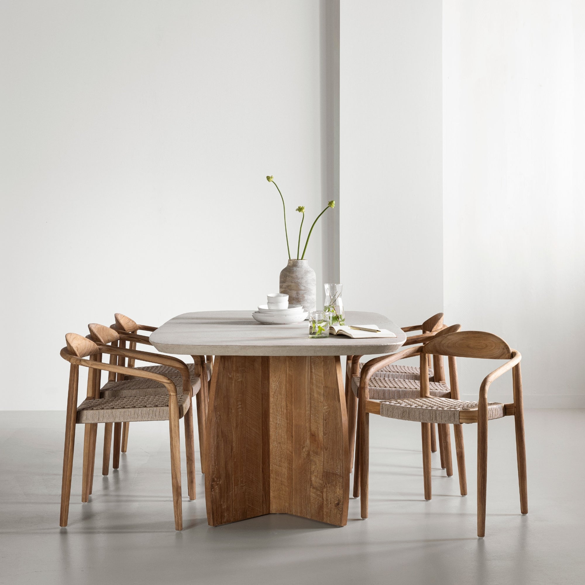 DTP Home Nova Eettafel Travertin 220cm