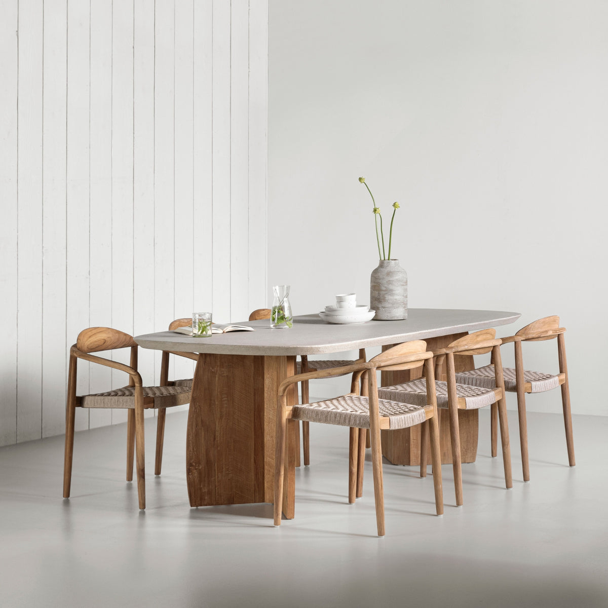 DTP Home Eetkamertafel Nova Travertin 220cm