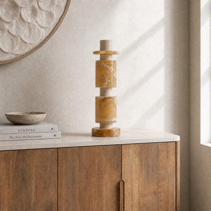 MUST Living Decoratief Beeld Alba Hoog Crème Bruin