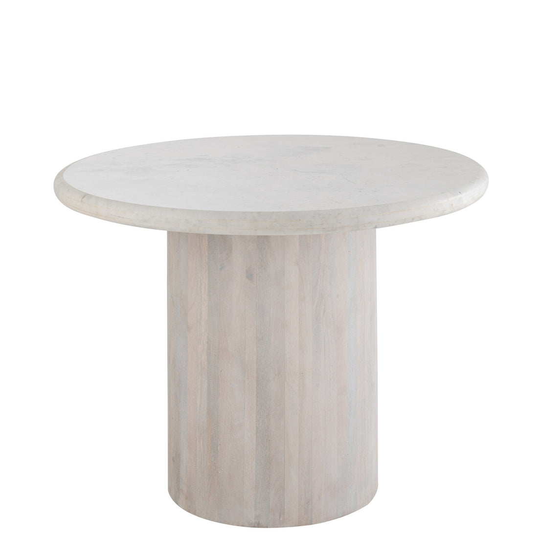 Eettafel Rond Marmer Gebroken Wit Large J-Line