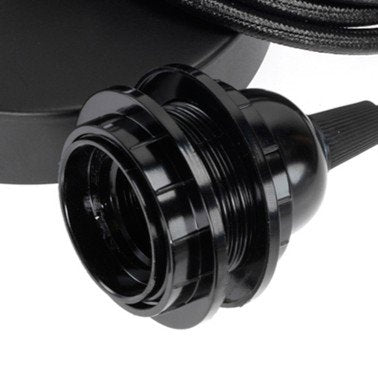 Plafondarmatuur met 1 fitting Zwart Bazar Bizar